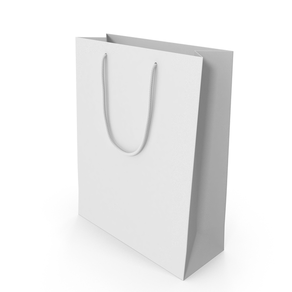 Paper Bag White PNG Images & PSDs for Download | PixelSquid - S12085966D