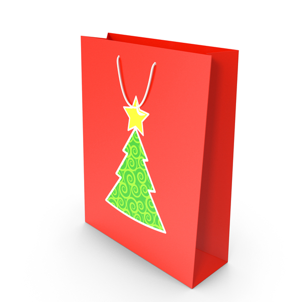 Gift Box: Paper Bag With Christmas Tree PNG & PSD Images Gift Box: Paper Bag With Christmas Tree PNG & PSD Images