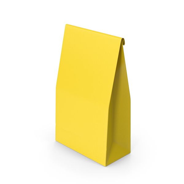 Paper Bag Yellow PNG Images & PSDs for Download | PixelSquid - S117084810