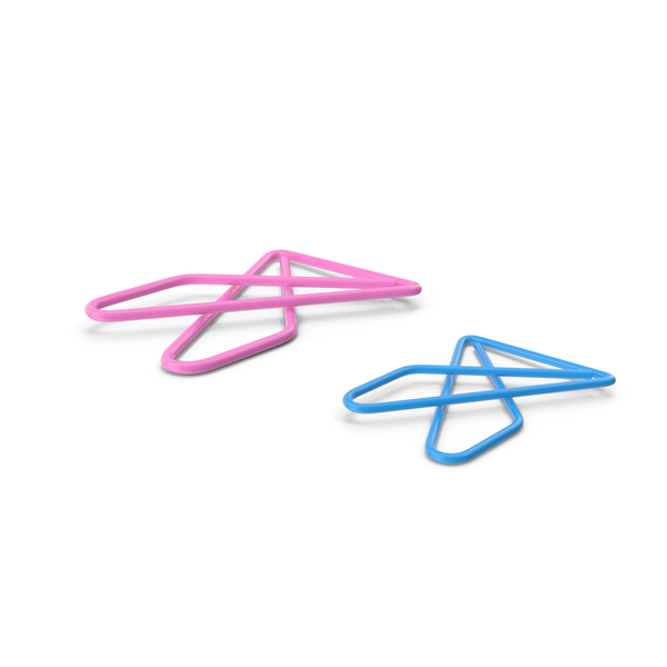 Paper Clip Butterfly Shape Color PNG & PSD Images Paper Clip Butterfly Shape Color PNG & PSD Images