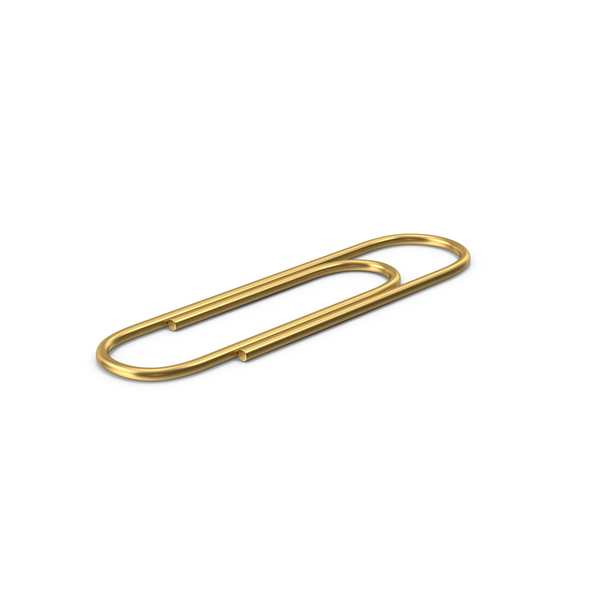 Paper Clip Gold PNG & PSD Images Paper Clip Gold PNG & PSD Images