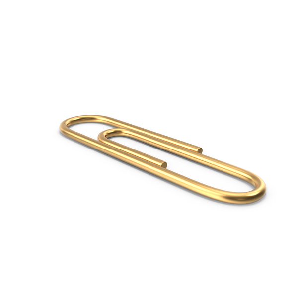 Paper Clip Gold PNG & PSD Images Paper Clip Gold PNG & PSD Images