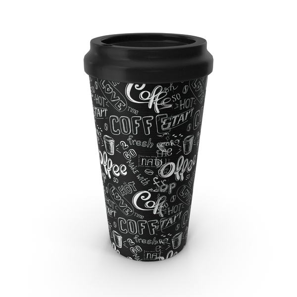 Coffee: Paper Cup Black White Patterned PNG & PSD Images Coffee: Paper Cup Black White Patterned PNG & PSD Images