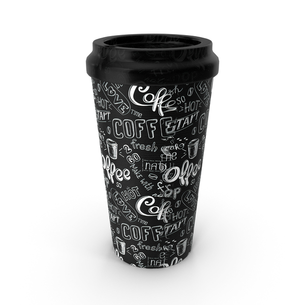 Zarf: Paper Cup Black White Patterned PNG & PSD Images Zarf: Paper Cup Black White Patterned PNG & PSD Images