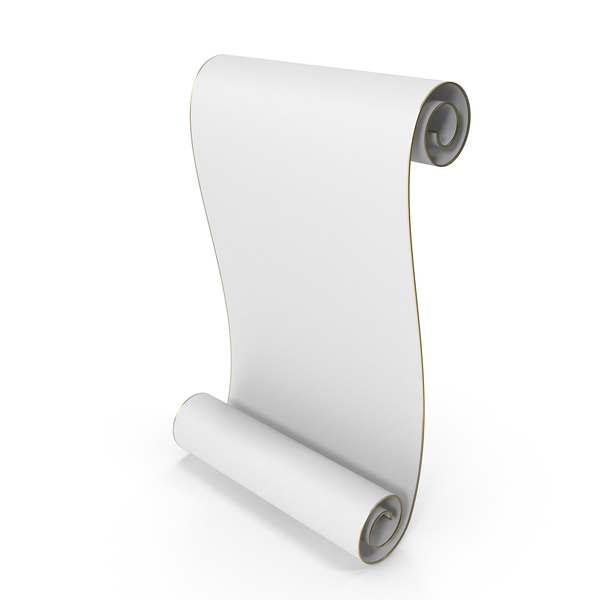Logo: Paper Scroll Parchment with Gold Edges Symbol PNG & PSD Images Logo: Paper Scroll Parchment with Gold Edges Symbol PNG & PSD Images