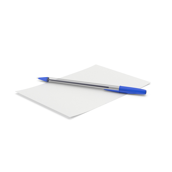 Office Supplies: Paper with Ballpoint Pen PNG & PSD Images Office Supplies: Paper with Ballpoint Pen PNG & PSD Images