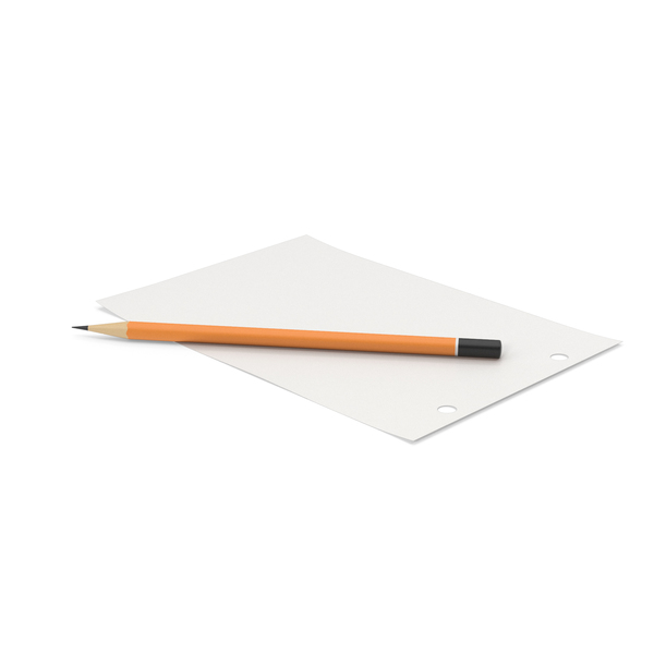 Notepad: Paper With Holes And Pencil PNG & PSD Images Notepad: Paper With Holes And Pencil PNG & PSD Images