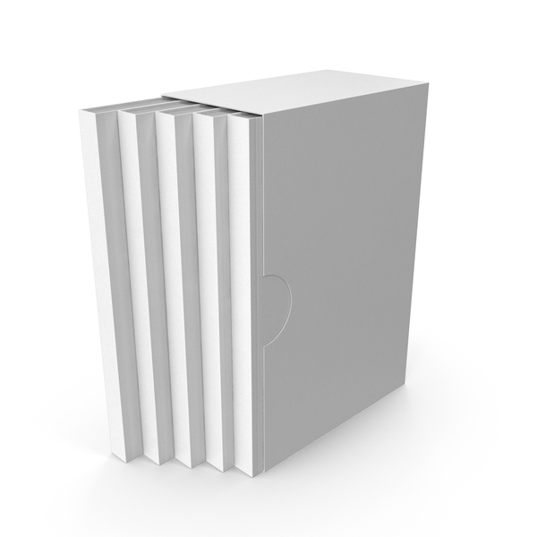 Paperback Book Box Blank PNG & PSD Images