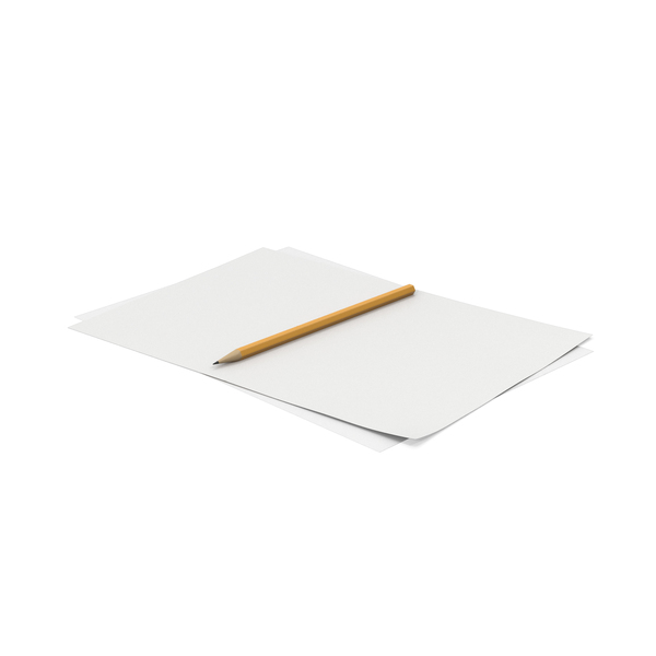 Notepad: Papers With Pencil PNG & PSD Images Notepad: Papers With Pencil PNG & PSD Images