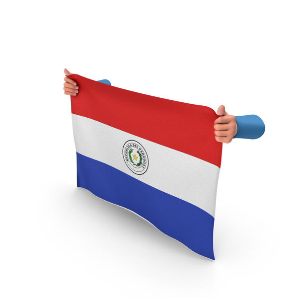 Paraguay Hand Holding Flag PNG & PSD Images