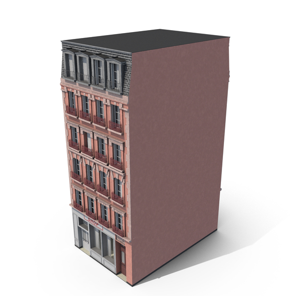 Apartment: Paris Traditional Architecture Building PNG & PSD Images
