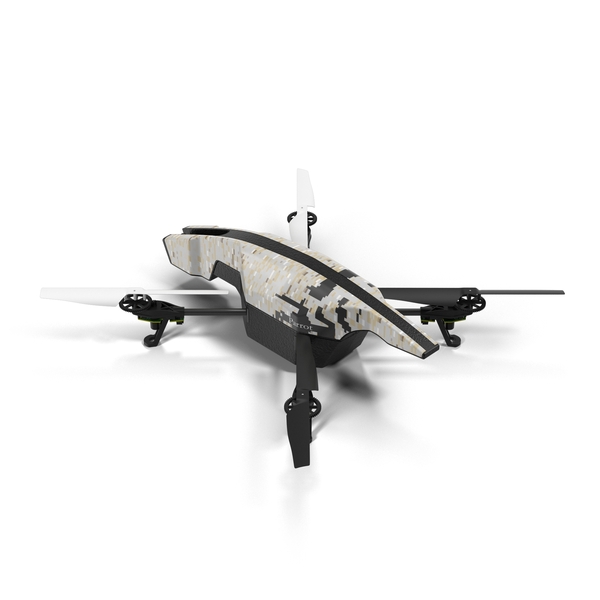 Quadcopter：鹦鹉AR.Drone Helicam PNG和PSD图像