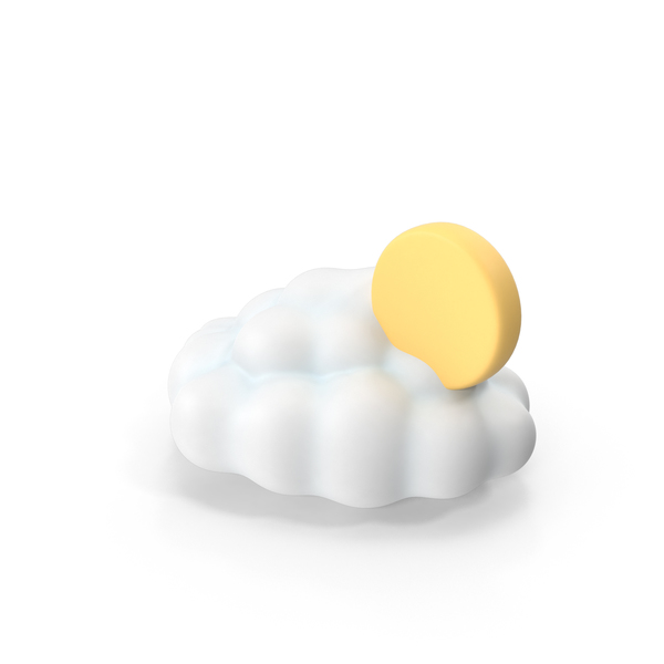 Meteorology Symbols: Partly Cloudy Weather Symbol PNG & PSD Images Meteorology Symbols: Partly Cloudy Weather Symbol PNG & PSD Images