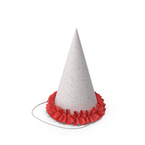 Party Hat With Red Frill PNG & PSD Images Party Hat With Red Frill PNG & PSD Images