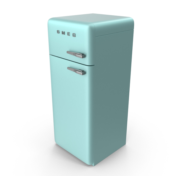 Pastel Green Blue Refrigerator PNG & PSD Images Pastel Green Blue Refrigerator PNG & PSD Images