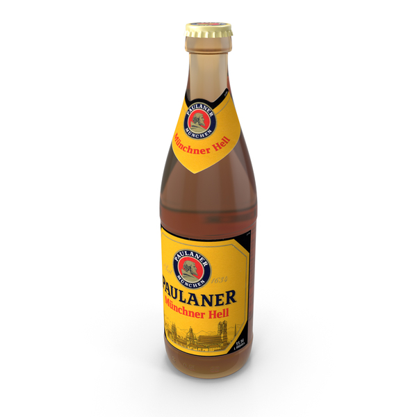 Paulaner Munchner Hell 500ml Beer Bottle PNG & PSD Images Paulaner Munchner Hell 500ml Beer Bottle PNG & PSD Images