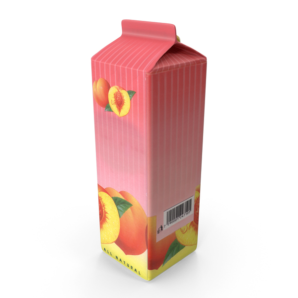 Drink Container: Peach Juice Carton PNG & PSD Images Drink Container: Peach Juice Carton PNG & PSD Images