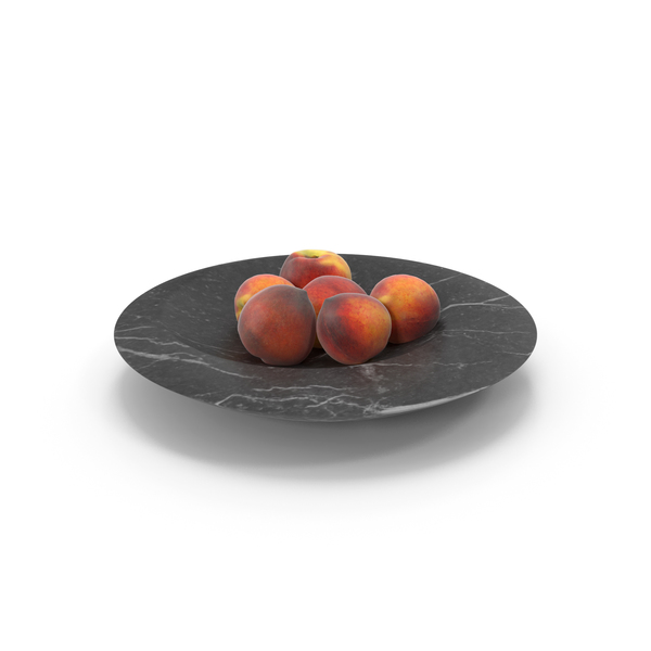 Peach: Peaches Slice Marble Bowl PNG & PSD Images Peach: Peaches Slice Marble Bowl PNG & PSD Images