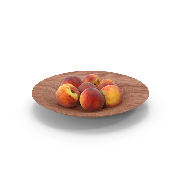 Peach: Peaches Slice Wood Bowl PNG & PSD Images Peach: Peaches Slice Wood Bowl PNG & PSD Images