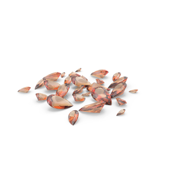 Gems: Pear Cut Imperial Topazes PNG & PSD Images