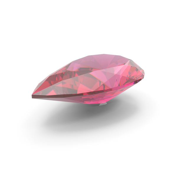 Diamond Card: Pear Cut Pink Topaz PNG & PSD Images