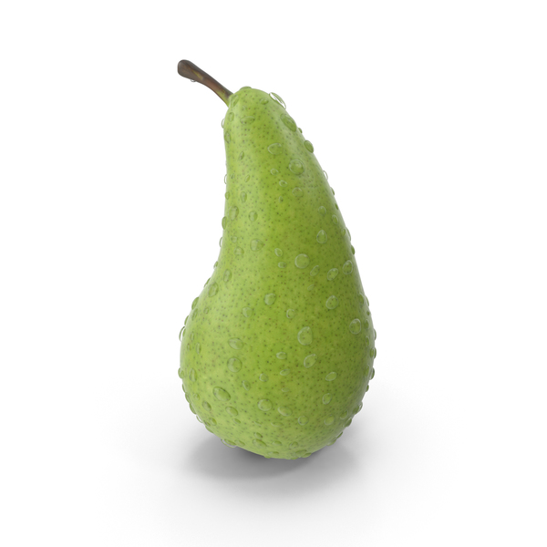Pear with Water Droplets PNG & PSD Images Pear with Water Droplets PNG & PSD Images