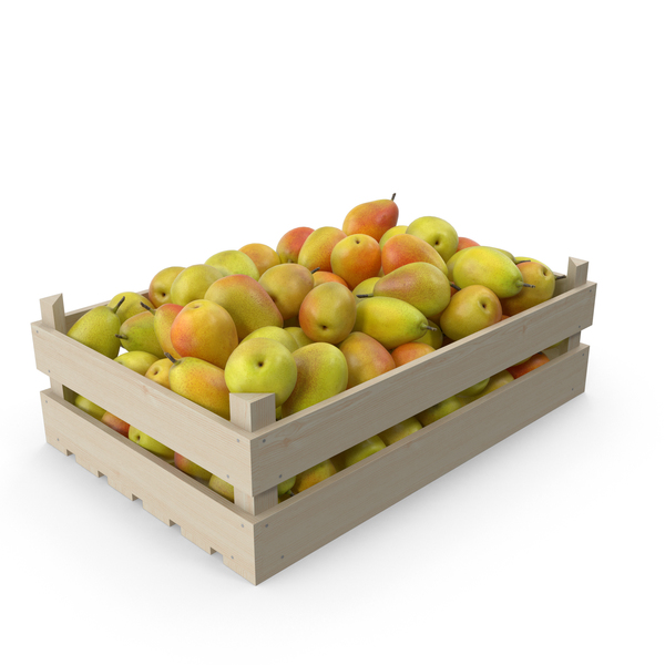 Pear: Pears in Wooden Crate PNG & PSD Images Pear: Pears in Wooden Crate PNG & PSD Images