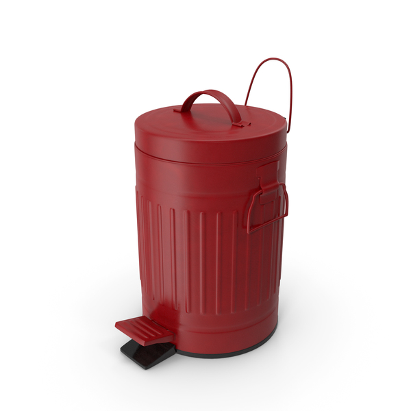 Pedal Trash Bin Red PNG & PSD Images Pedal Trash Bin Red PNG & PSD Images