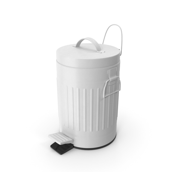Pedal Trash Bin White PNG & PSD Images Pedal Trash Bin White PNG & PSD Images