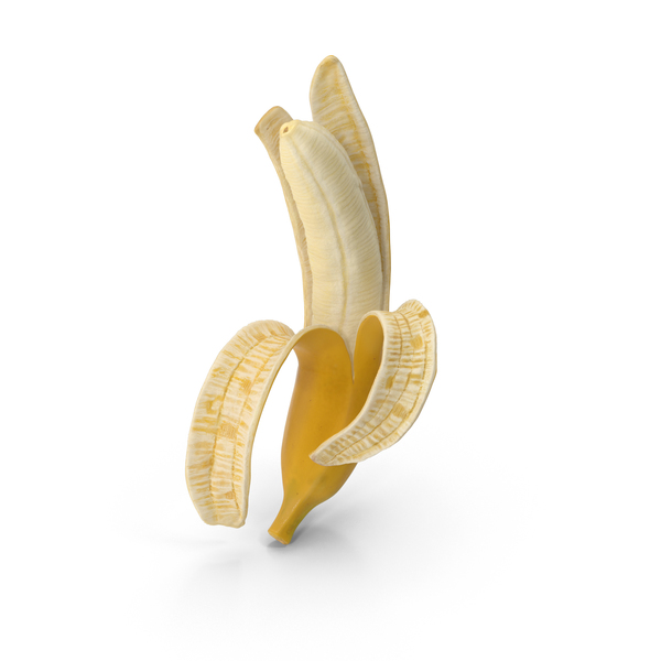 去皮香蕉PNG和PSD图像
