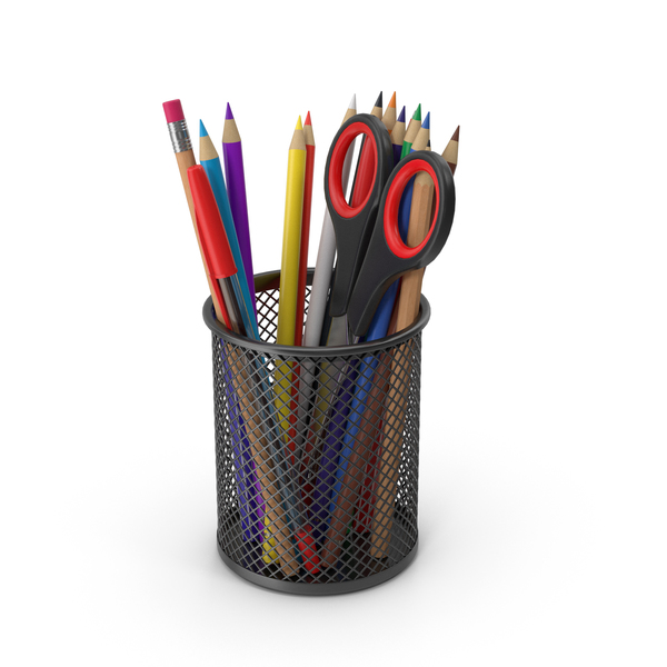 Highlighter: Pencil Cup PNG & PSD Images