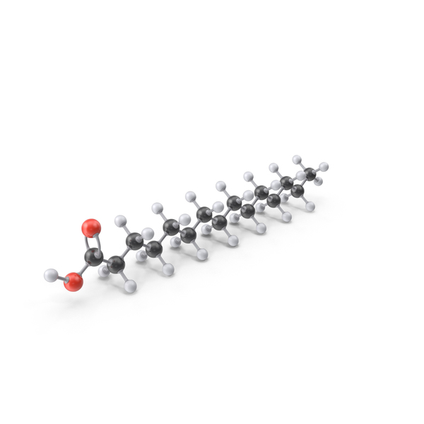 Pentadecanoic Acid Molecule PNG & PSD Images Pentadecanoic Acid Molecule PNG & PSD Images
