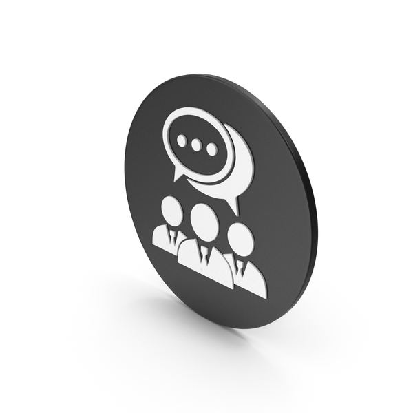 Logo: People Chatting / Talking Icon PNG & PSD Images