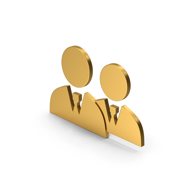 Logo: People Group Gold Symbol PNG & PSD Images