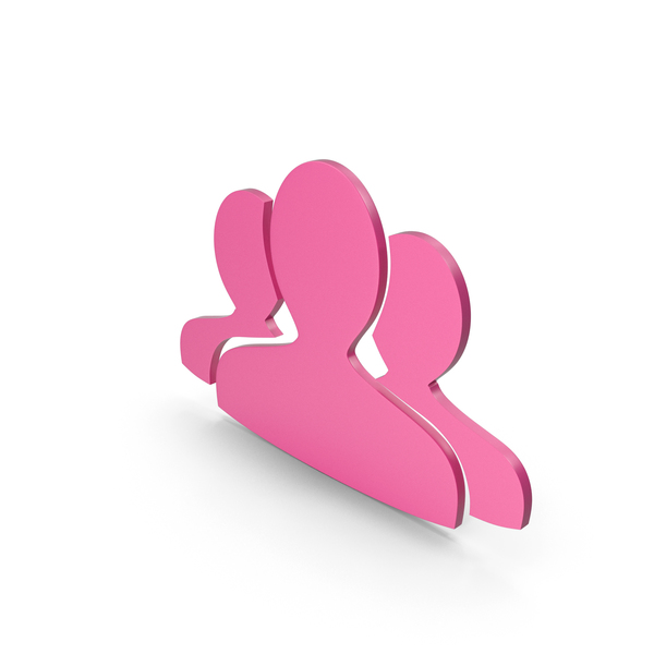 Logo: People Group Pink Icon PNG & PSD Images