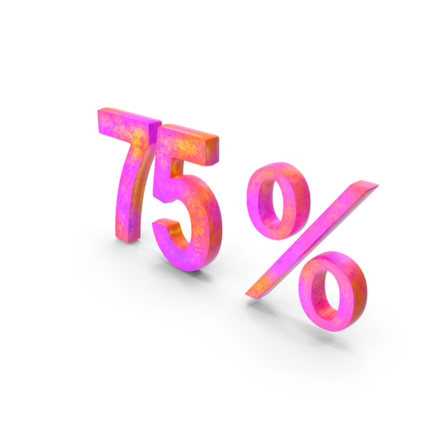 Percent 75 Multi color PNG & PSD Images Percent 75 Multi color PNG & PSD Images