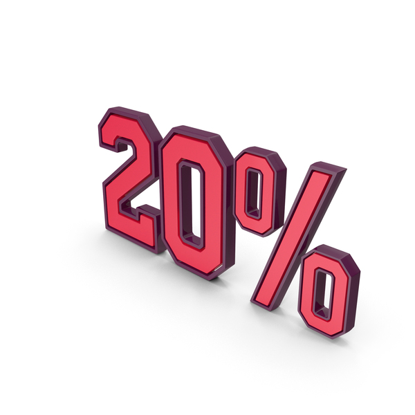 Number: Percentage 20 PNG & PSD Images