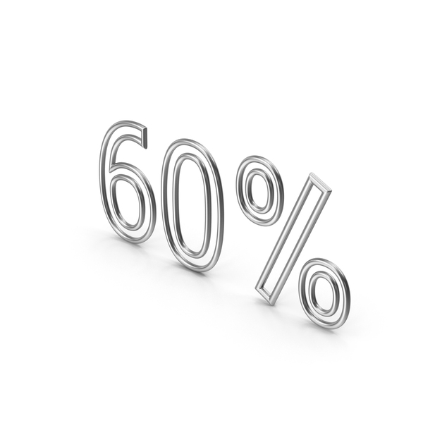 Number: Percentage 60 PNG & PSD Images