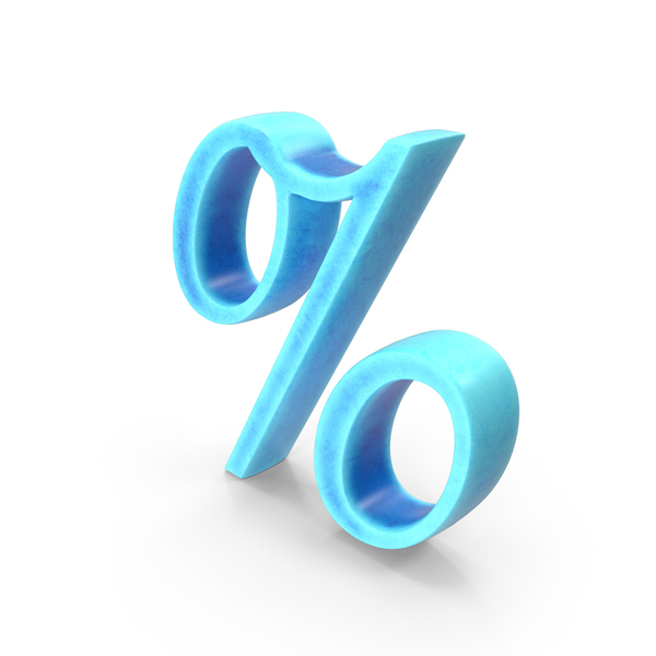 Symbols: Percentage Stylish Snow Symbol PNG & PSD Images