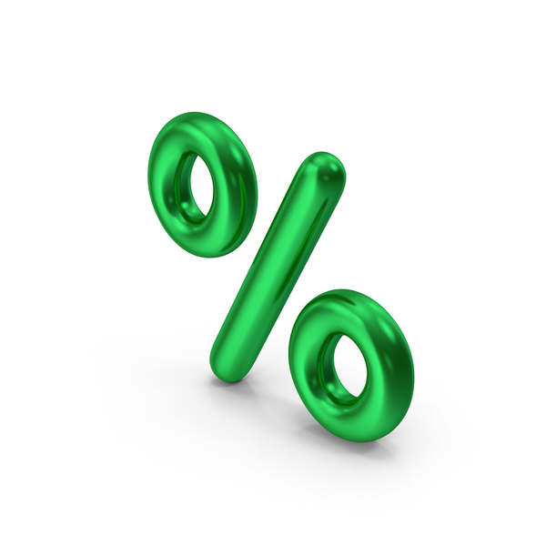 Symbols: Percentage Symbol Green Metallic PNG & PSD Images Symbols: Percentage Symbol Green Metallic PNG & PSD Images