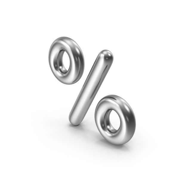 Symbols: Percentage Symbol Silver PNG & PSD Images Symbols: Percentage Symbol Silver PNG & PSD Images