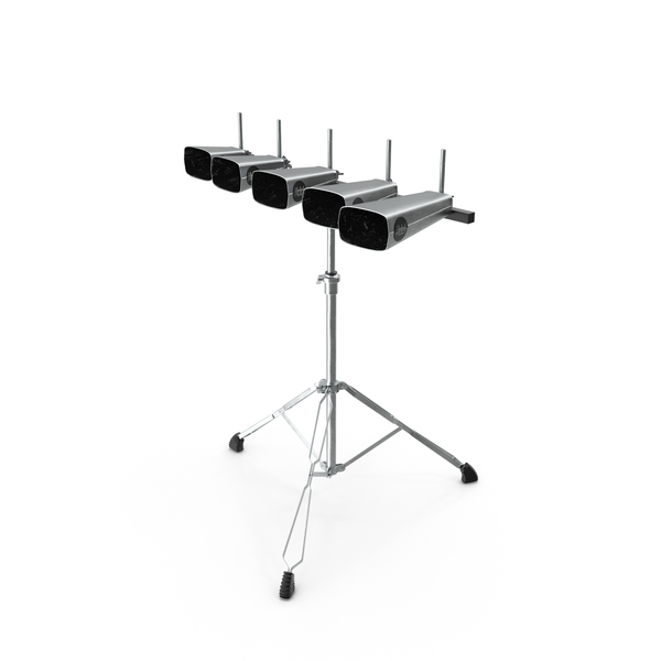 Percussion Five Cowbell Set with Stand PNG & PSD Images Percussion Five Cowbell Set with Stand PNG & PSD Images