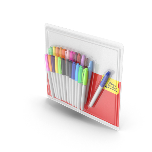Marker: Permanent Markers 24 Assorted Colors PNG & PSD Images Marker: Permanent Markers 24 Assorted Colors PNG & PSD Images
