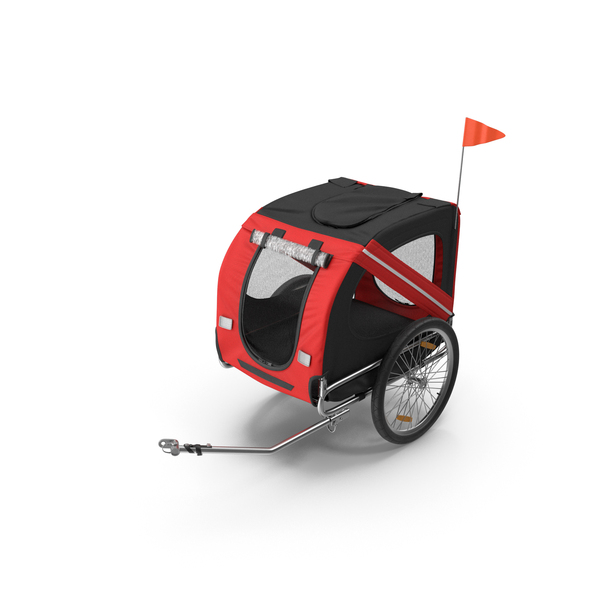 Bicycle Carrier: Pet Bike Trailer Red PNG & PSD Images Bicycle Carrier: Pet Bike Trailer Red PNG & PSD Images