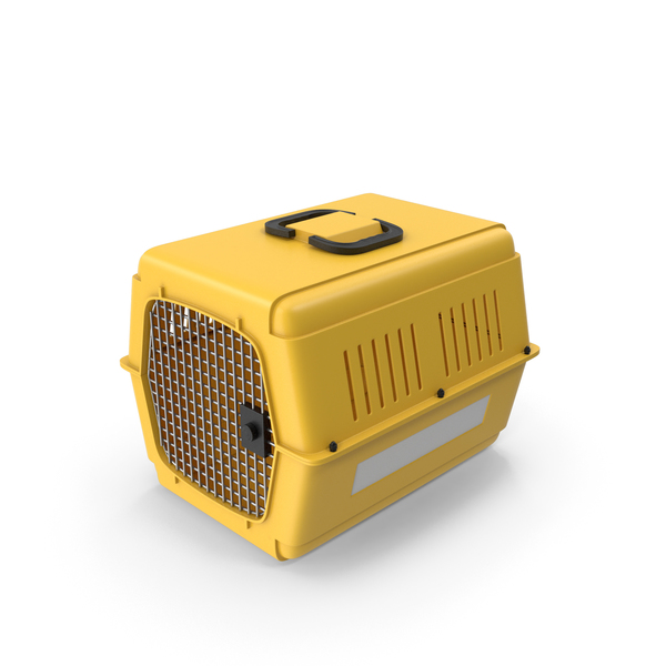 Pet Carrier Yellow PNG & PSD Images