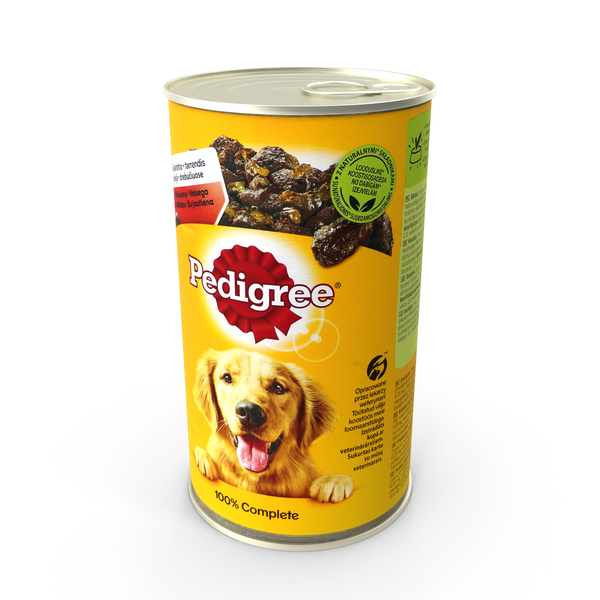 Dog: Pet Food Can Pedigree Beef 1200g 2020 PNG & PSD Images