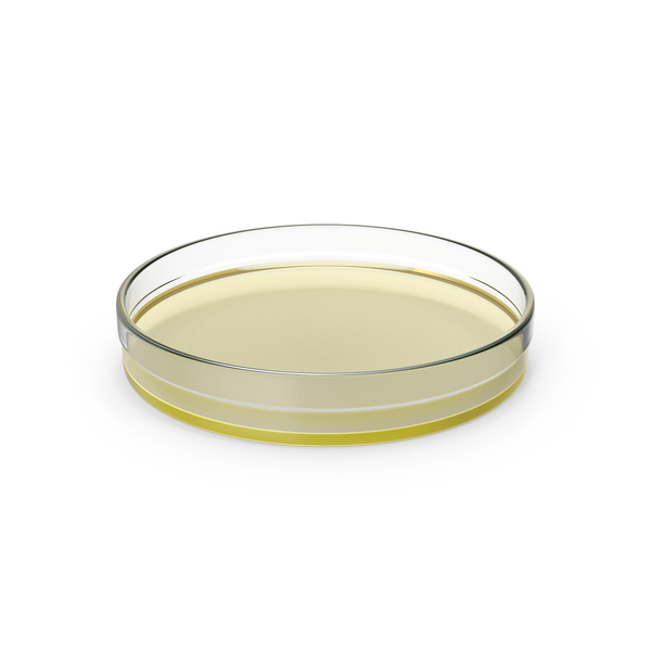 Lab Equipment: Petri Dish With Yellow Liquid PNG & PSD Images