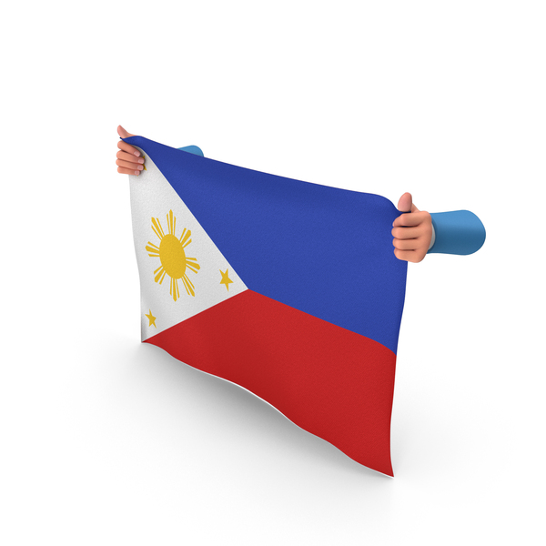 Philippines Hand Holding Flag PNG & PSD Images