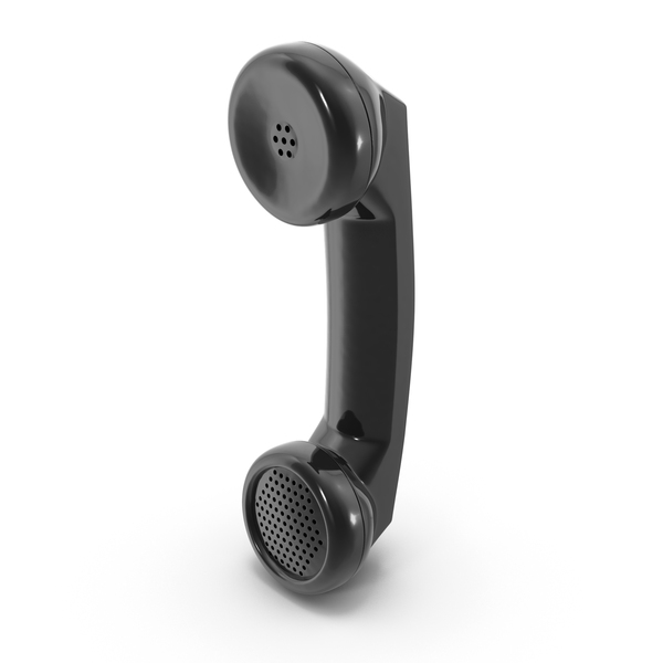 Phone Handset Black PNG & PSD Images Phone Handset Black PNG & PSD Images