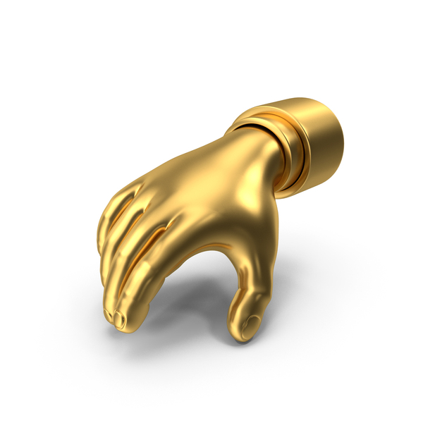 Picking Up Hand Gestures Gold Icon PNG & PSD Images